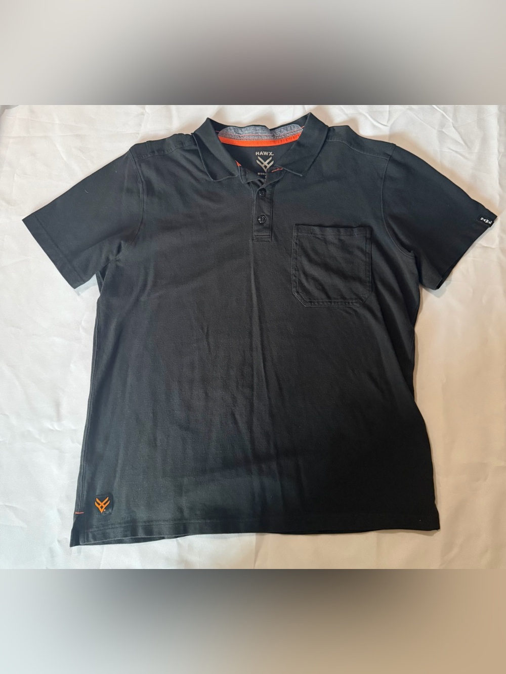 Men’s Black Hawx Work Gear 100% Cotton Polo